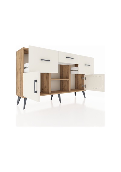 Arges Konsol Tek Raflı 3 Çekmeceli 3 Kapaklı 132x30x83 Çam-aytaşı/aytaşı Aytaşı/aytaşı Arges Konsol Tek Raflı 3 Çekmeceli 3 Kapaklı 132x30x83 Çam-aytaşı/aytaşı Aytaşı/aytaşı