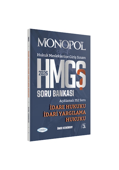 Hmgs İdare Hukuku İdari Yargılama Hukuku Soru Bankası 3. Baskı Monopol Yayınları