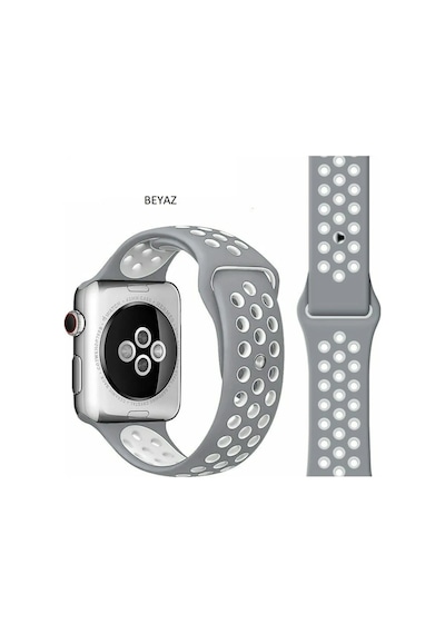 Apple Uyumlu Watch 7 8 9 10 Seri 40 41 42mm Uyumlu Spor Silikon Kordon