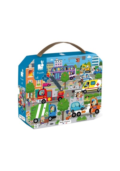 Janod 36 Parça Puzzle Şehir