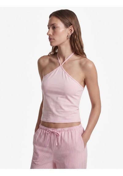 Koton Koton X Sibil Çetinkaya - Slim Fit Boyundan Bağlamalı Halter Yaka Top Pembe 6sak10071uk Gül Koton Koton X Sibil Çetinkaya - Slim Fit Boyundan Bağlamalı Halter Yaka Top Pembe 6sak10071uk Gül