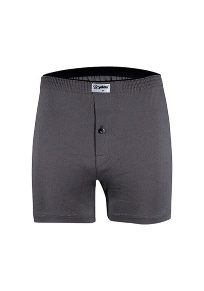Yıldız 43 Havlubel Düğmeli Erkek Boxer Koyu Füme
