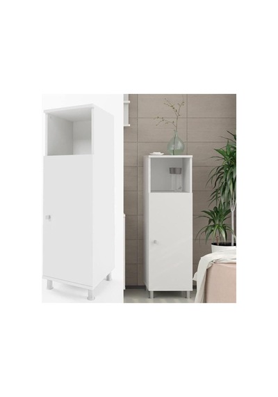 Tek Kapaklı 3 Raflı Çok Amaçlı Banyo Dolabı Mutfak Dolabı Havlu Dolabı Erzak Dolabı Beyaz Md1007 Çok Renkli Tek Kapaklı 3 Raflı Çok Amaçlı Banyo Dolabı Mutfak Dolabı Havlu Dolabı Erzak Dolabı Beyaz Md1007 Çok Renkli