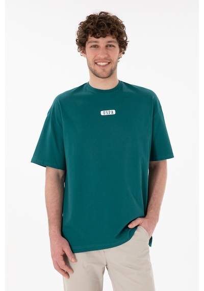 U.S. Polo Assn. Erkek Oversize Fit Bisiklet Yaka Koyu Yeşil Tişört 50305923-VR101 U.S. Polo Assn. Erkek Oversize Fit Bisiklet Yaka Koyu Yeşil Tişört 50305923-VR101