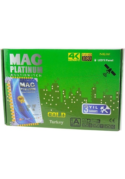 Mag Platinum 10-8 Sonlu Uydu Anten Santrali 8 Kanal