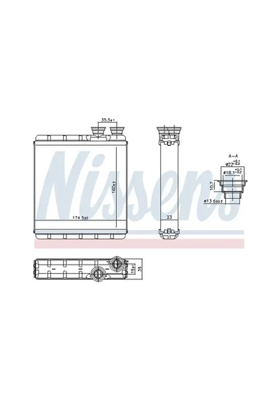 Vw Polo 6 Kalorifer Petegi 1.6 Tdi 2017-2020 Nıssens 707302