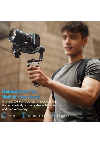Tr Cınepeer Weebıll 3e Resmi Bayi Dslr Ve Aynasız Kamera İçin 3 Eksenli Gimbal Sabitleyici Canon/sony/panasonic/niko