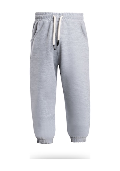 Heyadventure Seftex Erkek / Kız Çocuk Beli Paçası Lastikli Cepli Jogger Eşofman Altı Gri