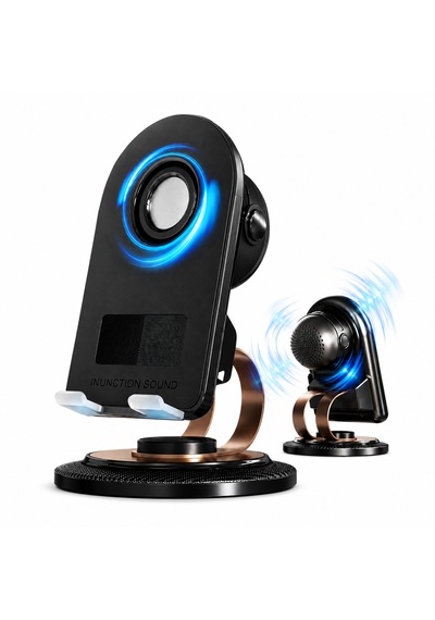 Aksesuarcep Telefon Standı & Bluetooth Hoparlör 360 Dönüşle Konforlu Kullanım Şık Ve Fonksiyonel Stand 1