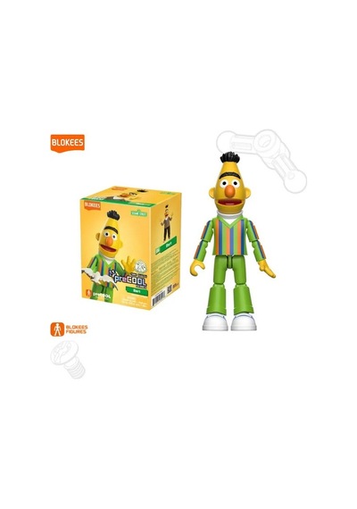 Susam Sokağı Bert Blokees Sesame Street Blokees Bert Figür Model Kit 14 Cm