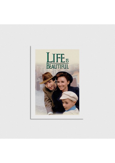 Life Is Beautiful 1997 Film Posteri Çerçevesiz Poster Duvar Dekorasyonu Pn11p311