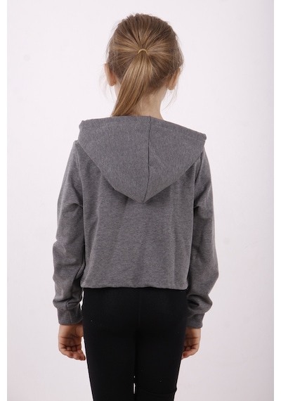 Toontoy Kız Çocuk Yazı Baskılı Sweatshirt Sarı