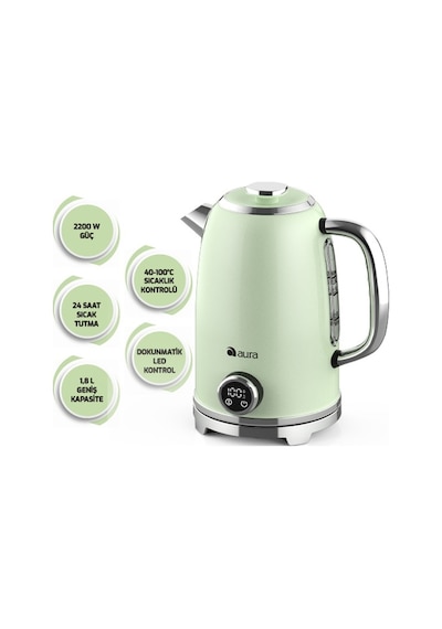 Aura AU11003Y Retro Kettle