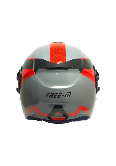 Motosiklet Yarım Kask Double Güneş Vizörlü Siyah Ece Sertifikalı Abs Material Motorcu Kaskı Bold Çok Renkli