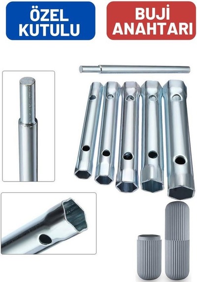 Zhltools 8mm-17mm Kovan Tork Anahtar Kutulu Set