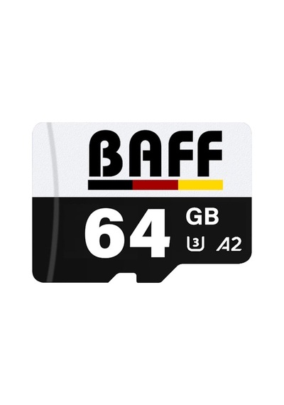 Baff Microsd 64gb Uhs-ı U3 A2 V30 Hafıza Kartı