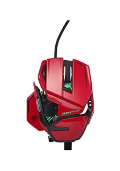 Mad Catz Rat 8+ Adv Oyun Faresi Usb/kırmızı/20000dpi/11 Düğme - Mr06dcınrd000-0