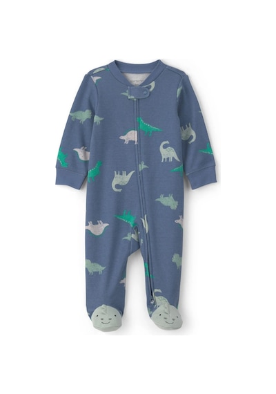 Carter's Erkek Bebek Dinozorlu Fermuarlı Patikli Tulum İndigo 1v7