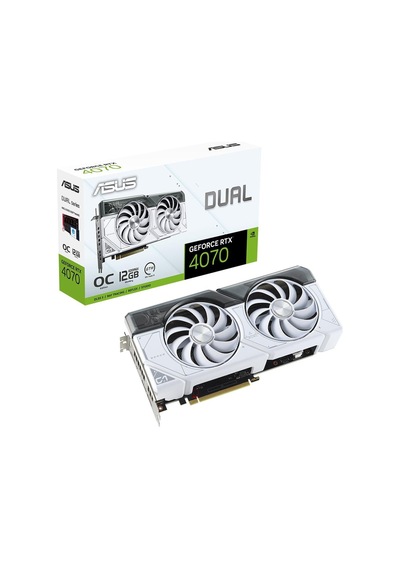 Asus NVIDIA GeForce RTX 4070 Dual White OC Edition DUAL-RTX4070-O12G-WHITE 12 GB GDDR6X 192 Bit Ekran Kartı