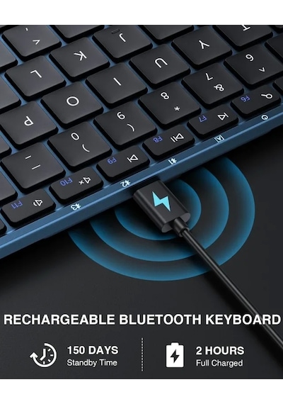 Protoarc Katlanabilir Bluetooth Klavye Dark Blue Protoarc Katlanabilir Bluetooth Klavye Dark Blue