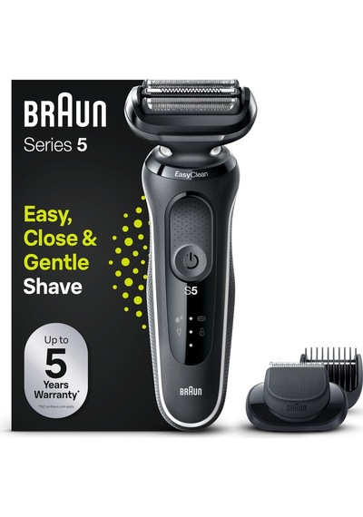 Braun Series 5 Elektrikli Tıraş Makinesi, Easyclick Aparatlı, Sakal Kesme Makinesi, Erkek Tıraş Makinesi, Easyclean, Islak Ve Kuru, Hediyelik Eşya, Almanya'da Üretilmiştir, 51-w1500s, Beyaz Braun Series 5 Elektrikli Tıraş Makinesi, Easyclick Aparatlı, Sakal Kesme Makinesi, Erkek Tıraş Makinesi, Easyclean, Islak Ve Kuru, Hediyelik Eşya, Almanya'da Üretilmiştir, 51-w1500s, Beyaz