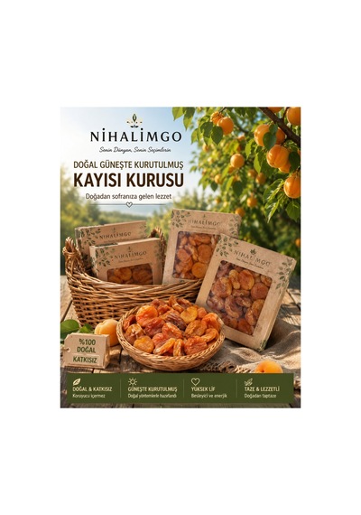 Doğal Şekerpare Gün Kurusu Kuru Kayısı 500 Gr Diğer
