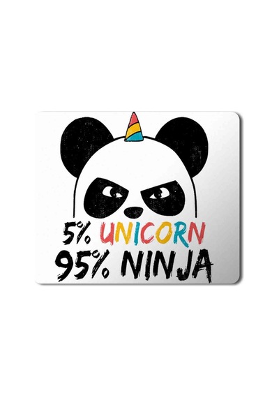 Unicorn Ninja Baskılı Mousepad Mouse Pad