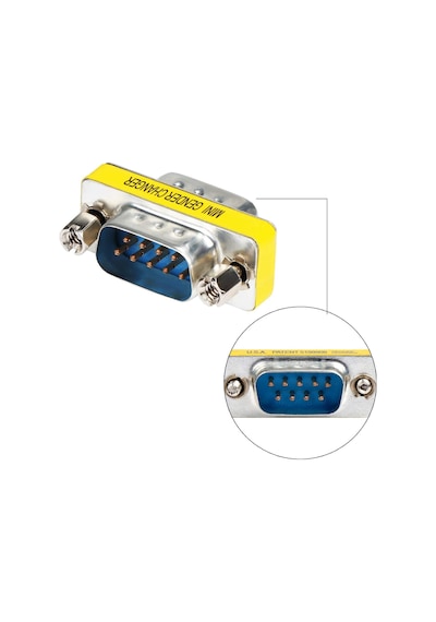 Rs232 Erkek Erkek Aparat Com Uzatma 9 Pin Rs 232 Ara Db9