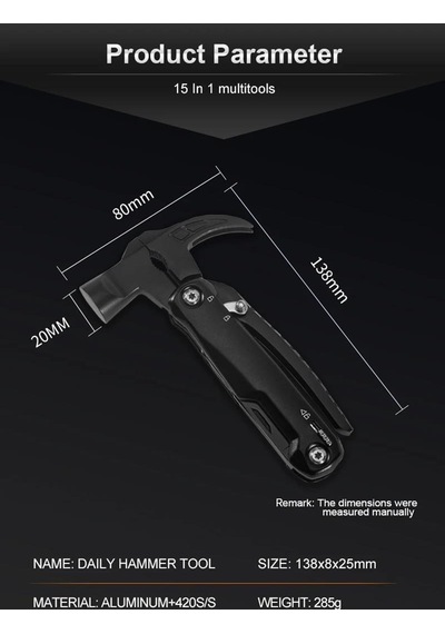Grand Kamp Harvest Ghk-pl105 Multi Hammer Tool Açık Gri