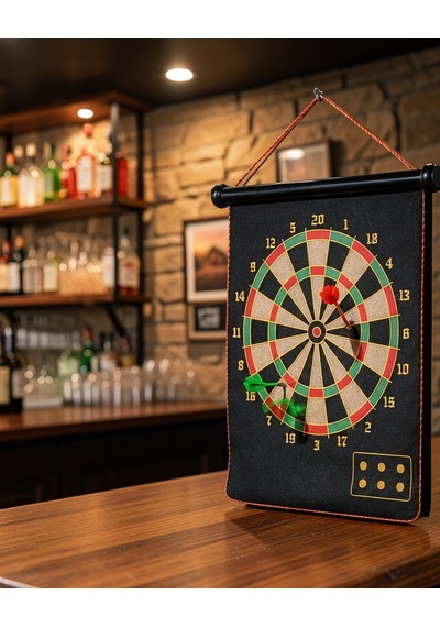 Katlanabilir Manyetik Dart Oyunu 6 Adet Manyetik Dart Oku Ile Çok Renkli