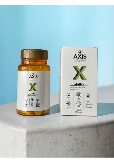 Lysine Tablet 60 Tablet Kediler İçin Bağışıklık Sistemi Destek Takviyesi