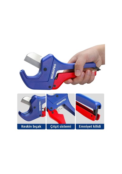 Lexroo Wp301006 42mm Profesyonel Pprc Plastik Boru Kesme Makası