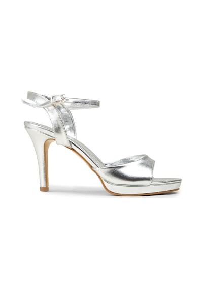 Deery Kadın Gümüş Renk Platform Topuklu Sandalet - K1301zgmsc01 Gümüş