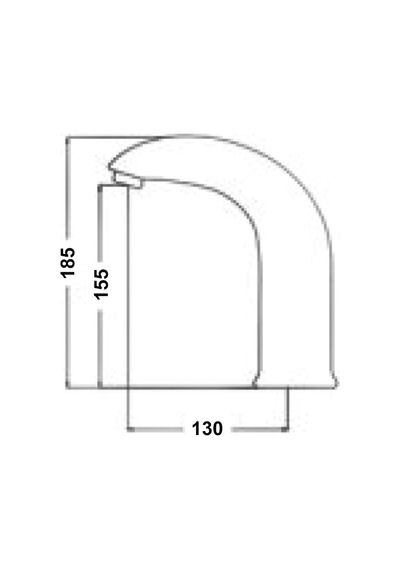 Gms Ft013 Çift Girişli Fotoselli Lavabo Musluk Bataryası
