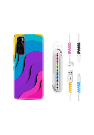 Vivo Y70 Kılıf Rasta Boyun Askılı Renk Cümbüşü 1631