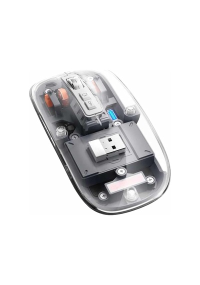 Kablosuz Mouse Fare Şarjlı Bluetooth Wireless Çift Modlu Sessiz Standart