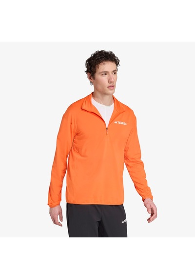 Adidas Terrex Multi Climawarm Half Zip Tech Üst Erkek Turuncu Yürüyüş Polar Jm0144