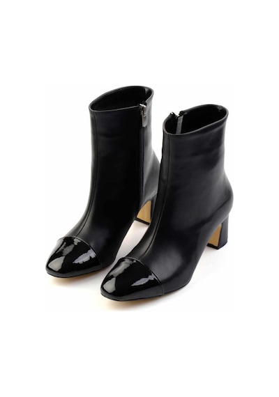 Bambi Siyah Siyah Kadın Bot & Bootie K02828335009