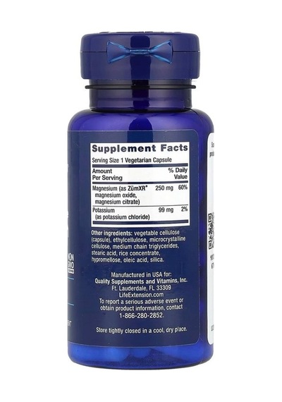 Potassium With Extend-release Magnesium, 60 Vegetarian Capsules