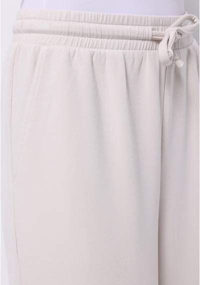 Colins Regular Fit Orta Bel Düz Kadın Ekru Eşofman Altı Cl1075524 Q1.v2 Ecr Ekru