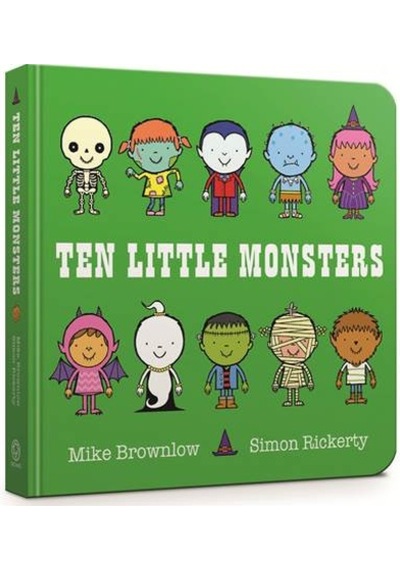 Ten Little Monsters Board Book 9781408346488