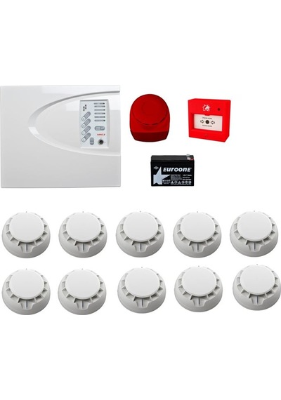 Teletek Yangın Alarm Sistemi Seti 10 Lu