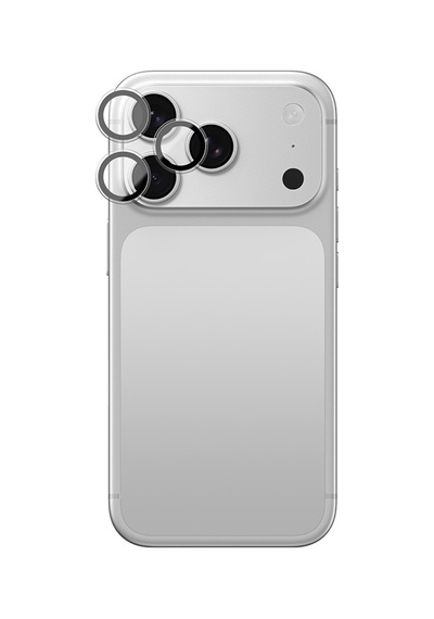 Apple iPhone 18 Pro Uyumlu Amazingthing Titan Vision Sapphire Ar Kamera Lens Koruyucu Aparatlı Gümüş