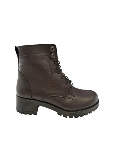Castle Black Yldz-3680-1 Kadın Hakkiki Deri Klasık Bot Kahverengi Kahverengi
