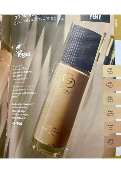 Giordani Gold Long Wear Mineral Fondöten Soft Sand, 42105msn Çok Renkli