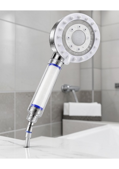 Filtreli Masaj Duş Başlığı Beyaz 5 Su Akışı Model: Masajlıfiltrelidus-beyaz-4 Çok Renkli