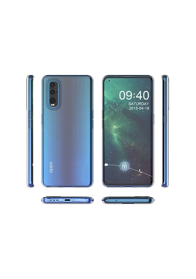 Noktaks - Oppo Reno 3 Pro 5g Uyumlu - Kılıf Şeffaf Soft Slim Fitt Süper Silikon Kapak - Şeffaf