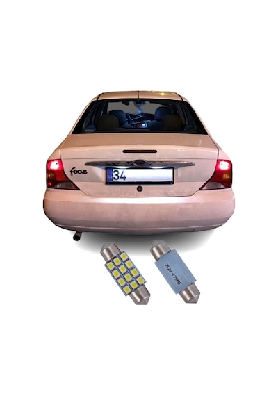Fardoktoru Ford Focus 1 Led Plaka Aydınlatma Ampulü 39Mm Sofit