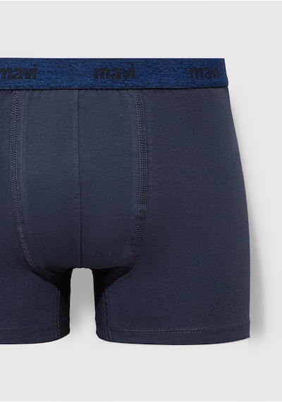 Mavi - Lacivert Basic Boxer 091699-18790 Lacivert