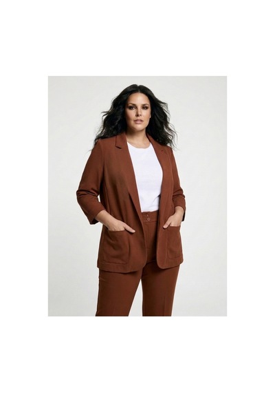 Hanezza Yeni Sarap Rengi Kadın Blazer Ceket Büyük Beden Takım Elbise Uyumlu Tarçın - 5553107 Tarçın Hanezza Yeni Sarap Rengi Kadın Blazer Ceket Büyük Beden Takım Elbise Uyumlu Tarçın - 5553107 Tarçın